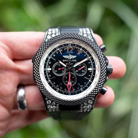 breitling for bentley midnight carbon|used bentley breitling for sale.